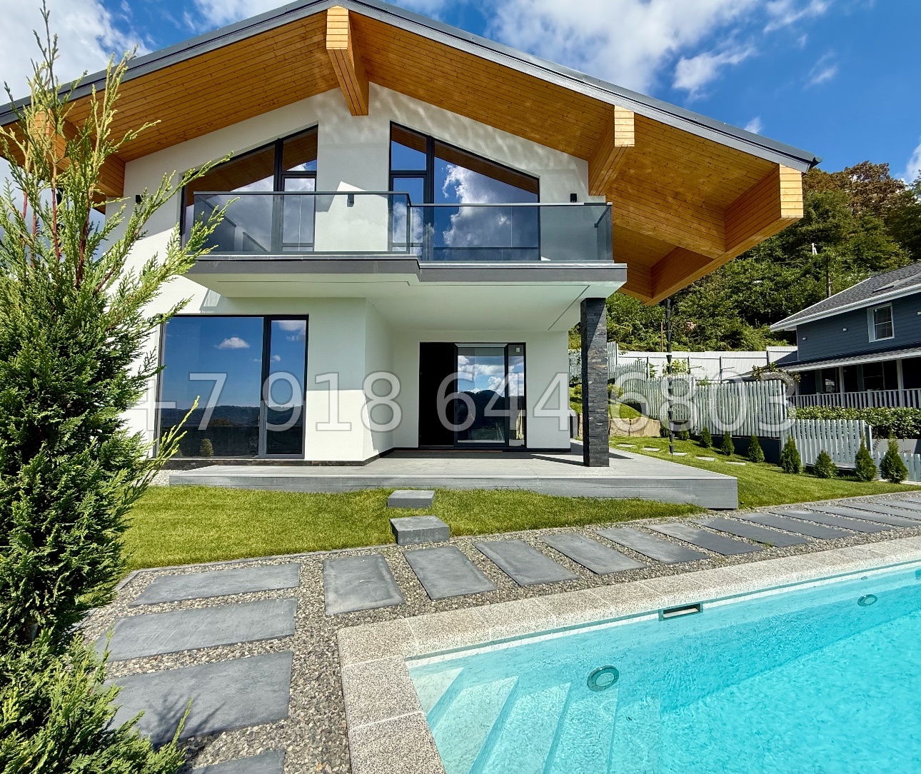 № 71 Б. Дом в горах Сочи по дороге на Красную Поляну  - миниатюра 33