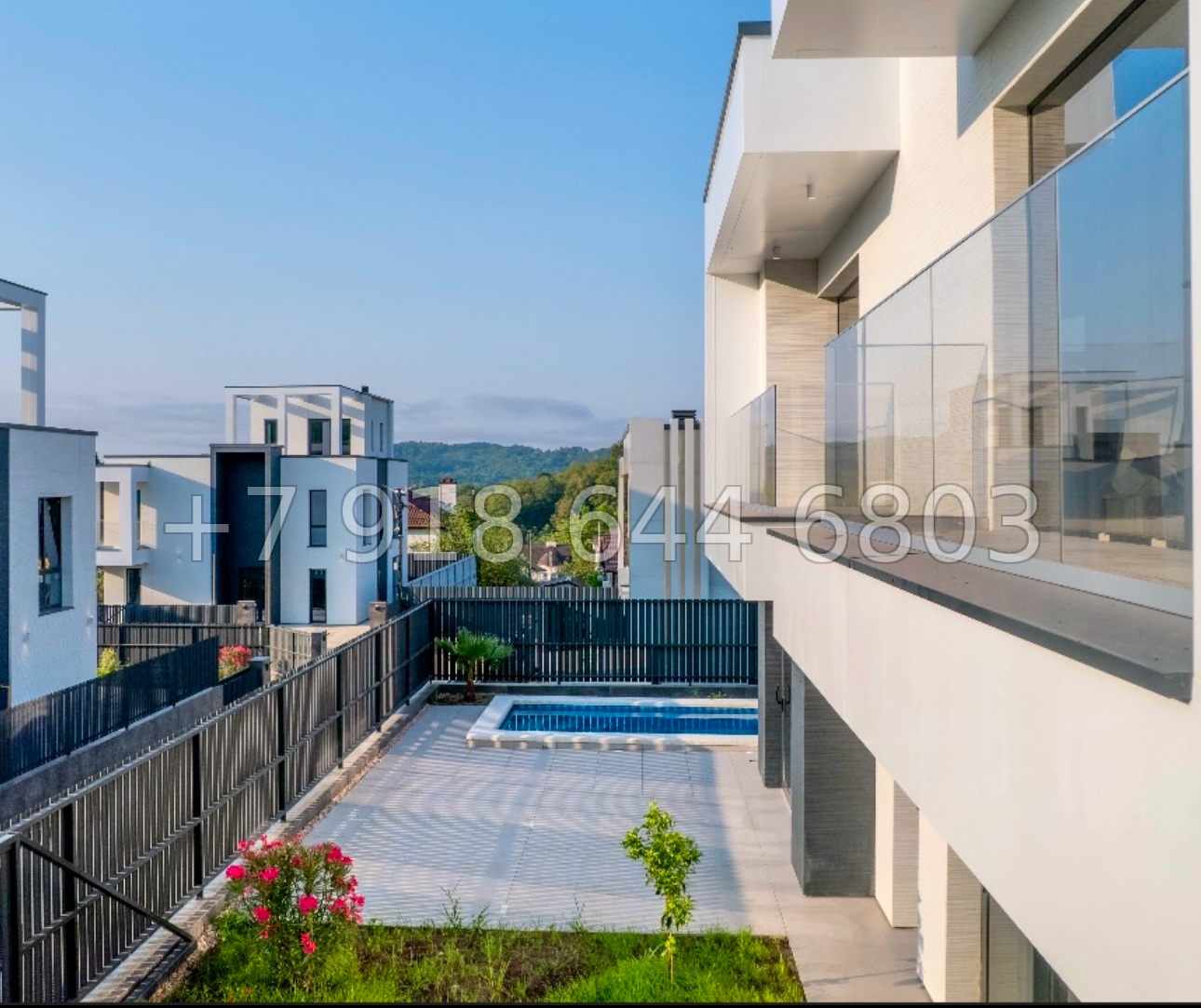 № 117 Б. Адлер 8 домов с бассейном  - миниатюра 28