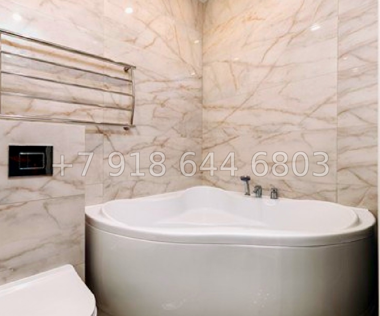 № 297 р. Трёхкомнатная Квартира с видом на море и с бассейном в Сочи Хосте - миниатюра 12