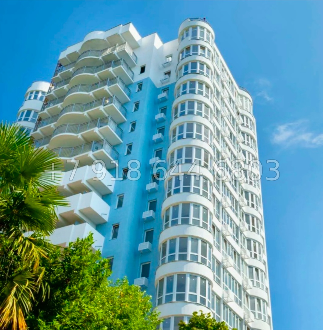 № 411 р. Квартира с видом на море в ЖК Южное море Сочи  - миниатюра 45