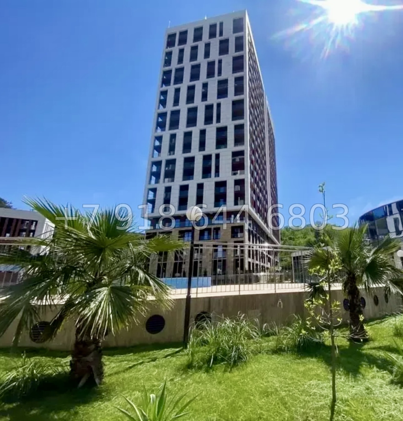 № 8п. Квартира в доме бизнес класса с бассейном в Дагомысе Сочи  - миниатюра 25