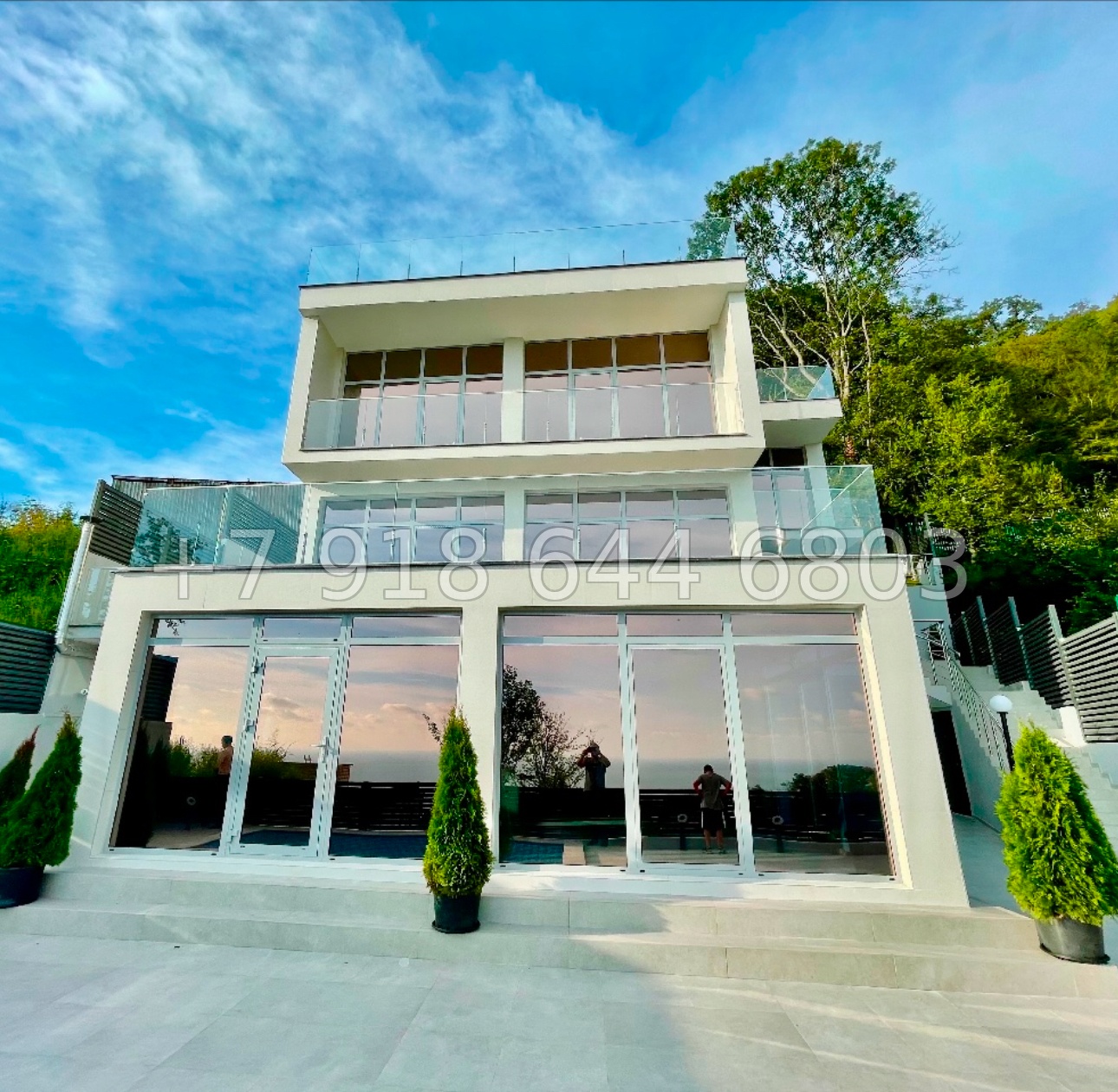 № 239 в. Дом с бассейном и с видом на море в Сочи  - миниатюра 3