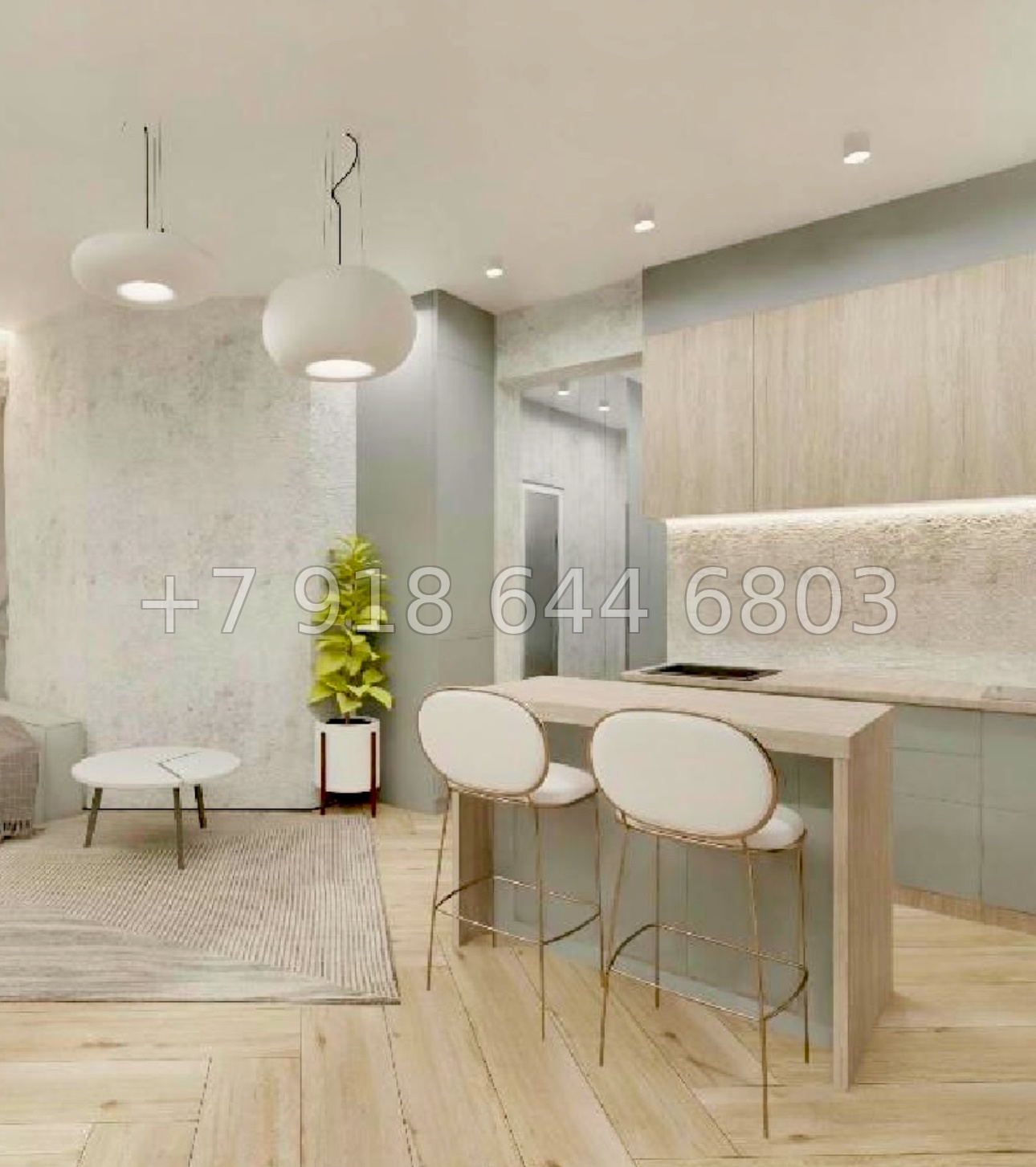 № 10р. Квартира с современным ремонтом в городе Сочи  - миниатюра 2