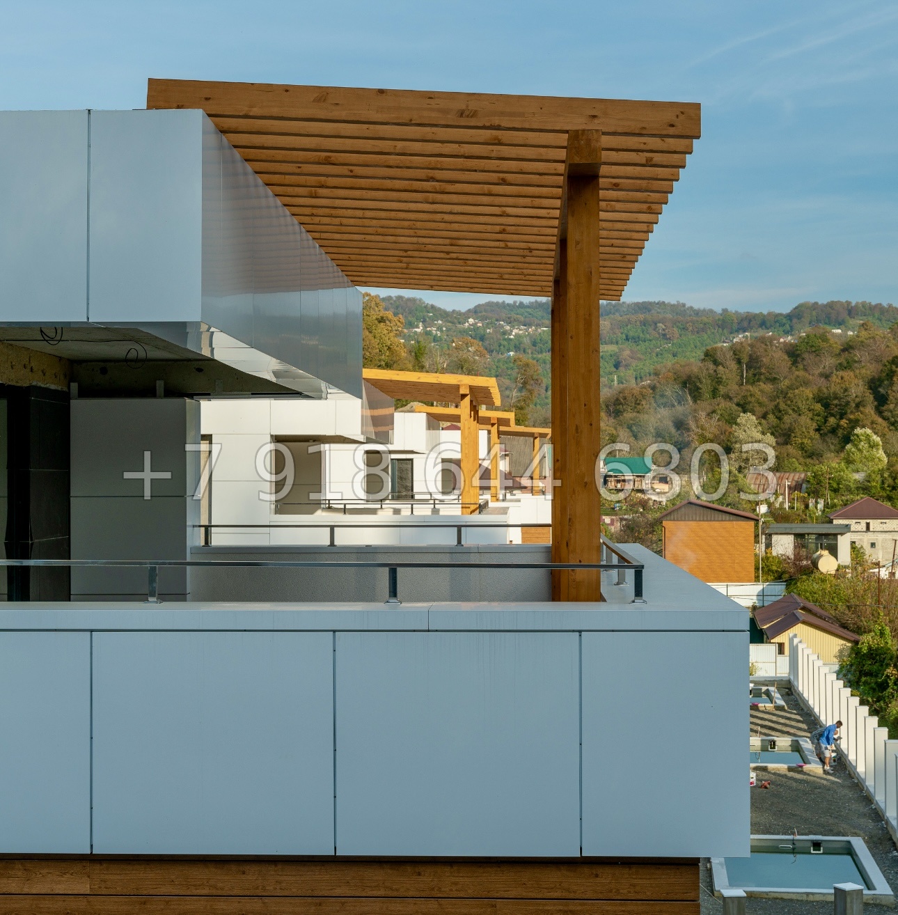 № 66 Б. Дома в Кудепсте с бассейном  - миниатюра 27