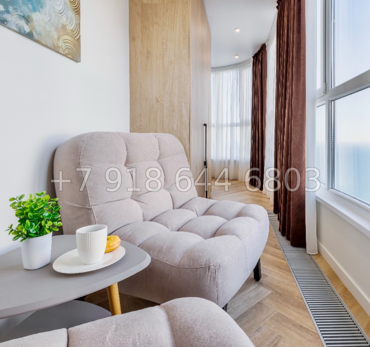 № 411 р. Квартира с видом на море в ЖК Южное море Сочи  - миниатюра 32