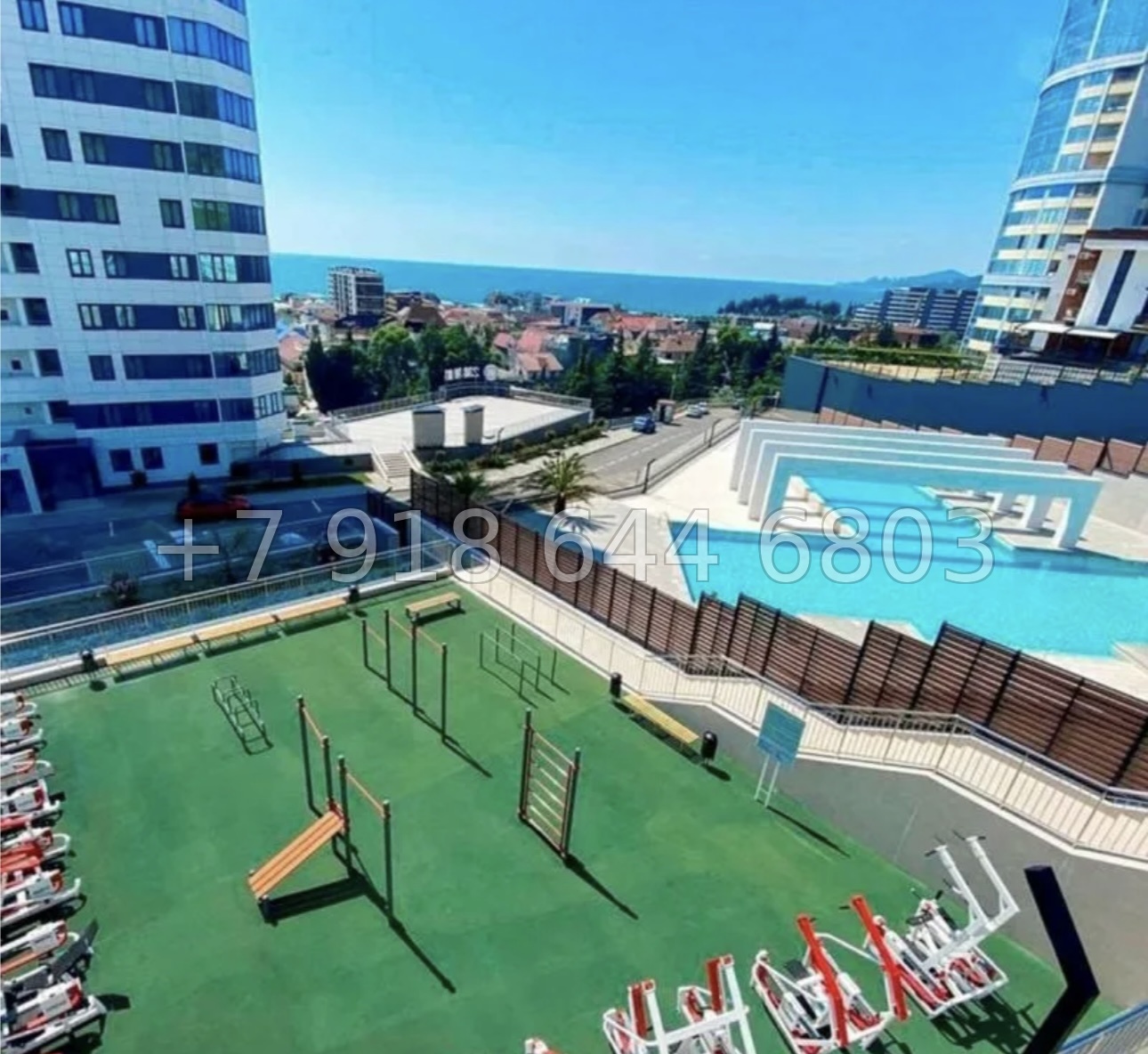 № 434 р. Двухкомнатная квартира ЖК Морская Симфония Адлер квартира на море - миниатюра 16