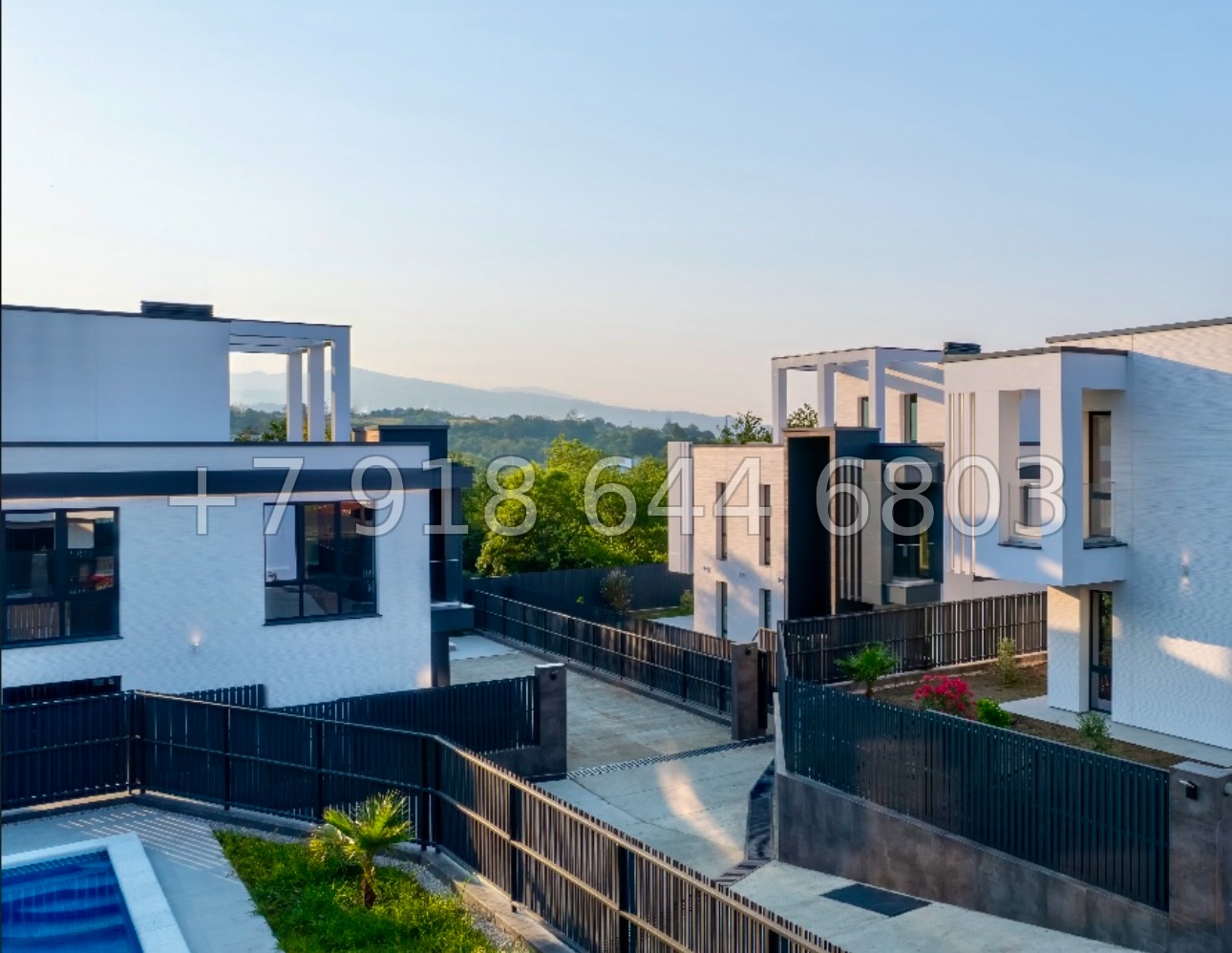 № 117 Б. Адлер 8 домов с бассейном  - миниатюра 7