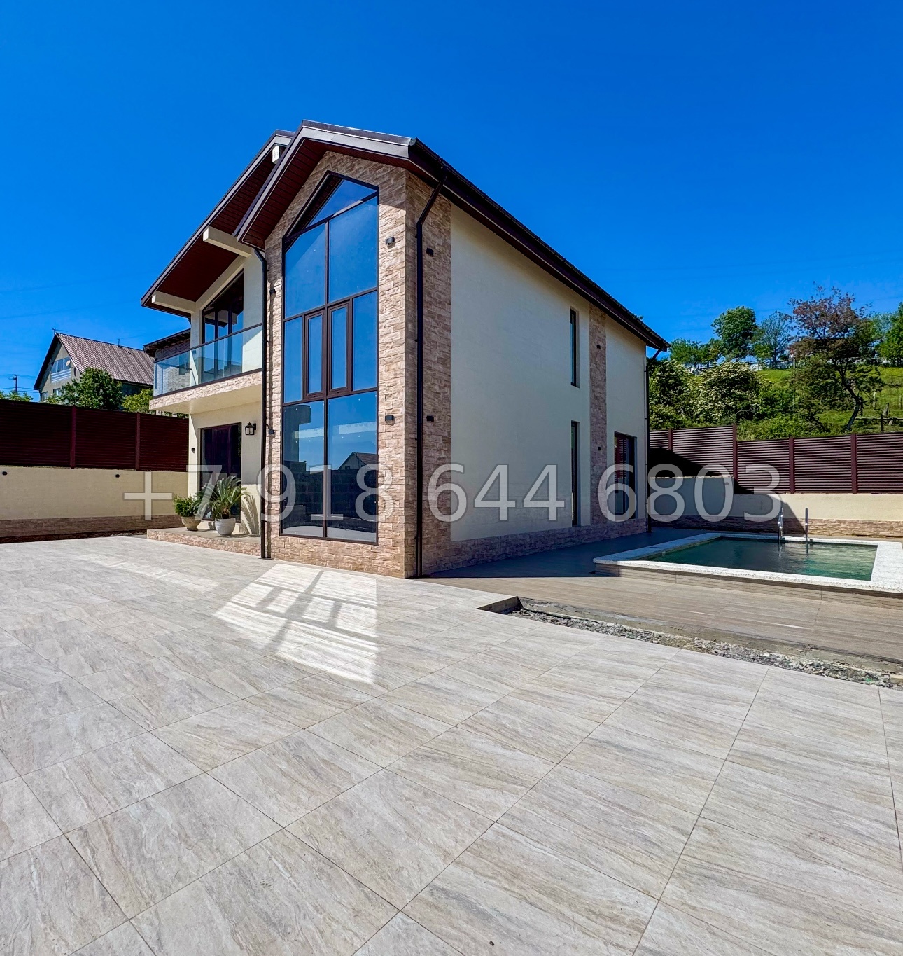 № 26 Б. Дом шале с бассейном в Адлере  - миниатюра 12