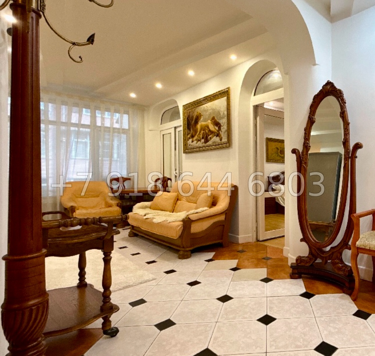 № 424 р. Большая двухкомнатная квартира в Сочи  - миниатюра 8