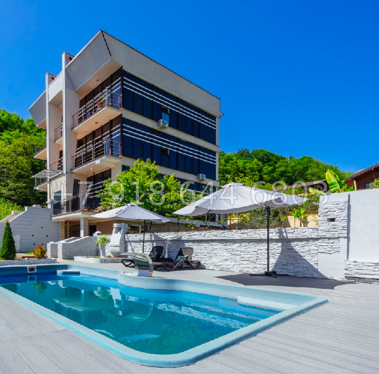 № 219 Б. Роскошная вилла в Сочи Каштанах - миниатюра 12