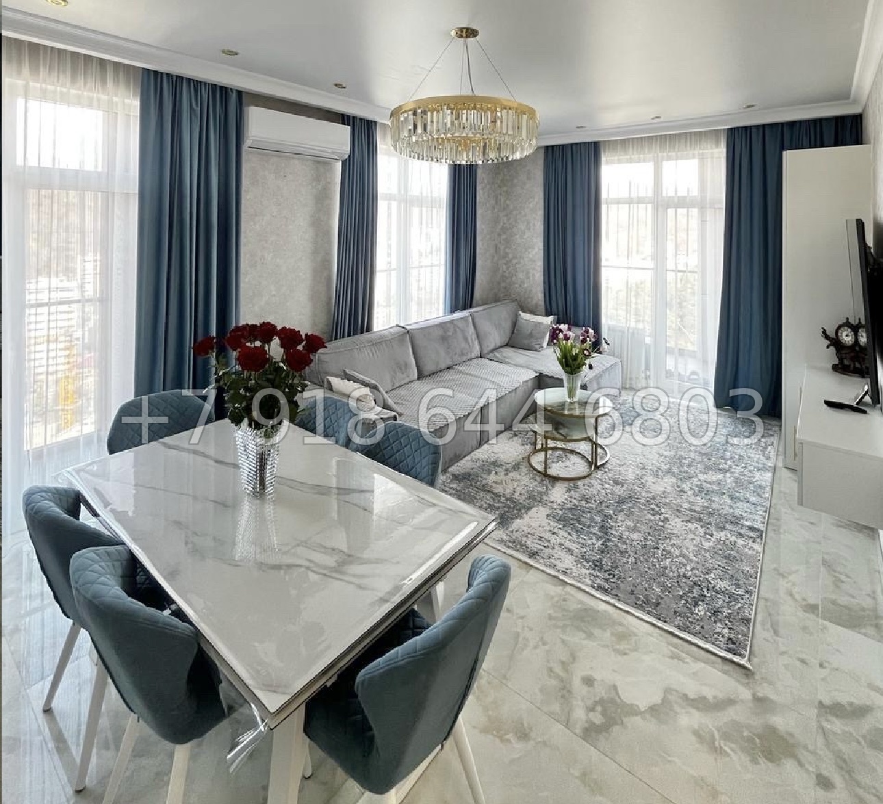 № 383 р. Квартира в ЖК Аллея Парк Сочи Дагомыс  - миниатюра 1