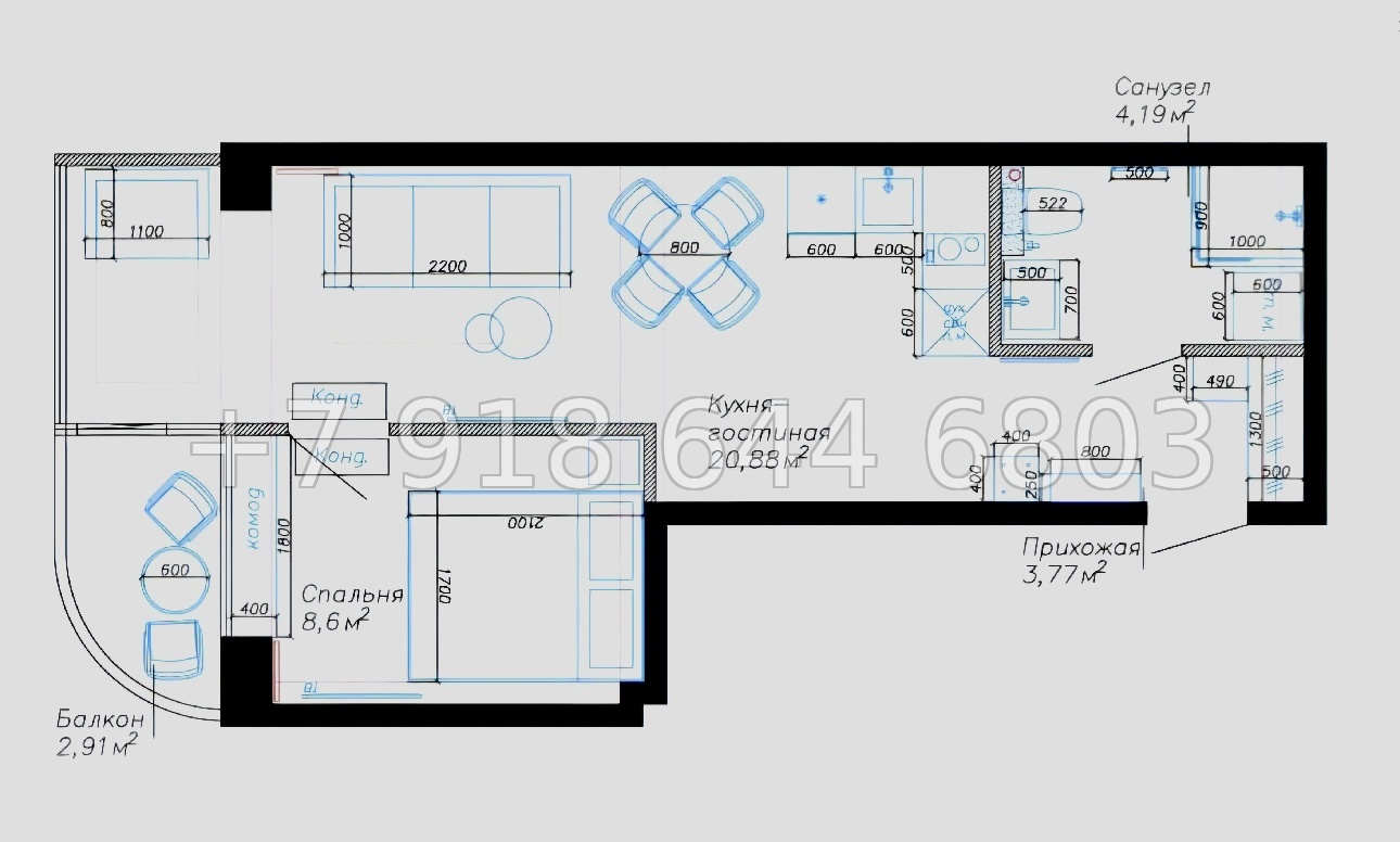 № 308 р. Квартира в Сириусе  - миниатюра 11