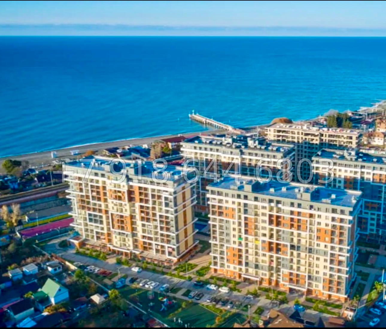 № 160 р. Квартира с видом на море в ЖК Каравелла Португалии Сочи  - миниатюра 5