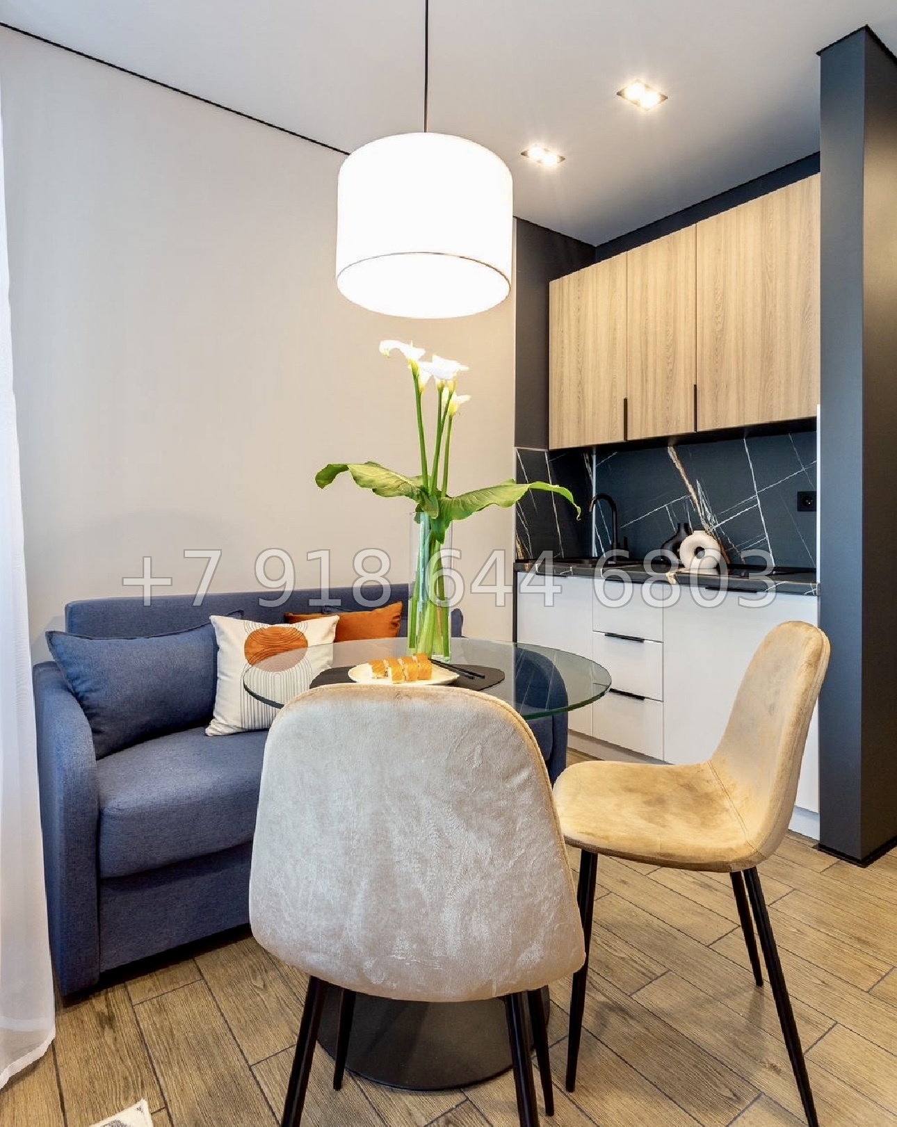 № 126 р. Квартира с лучшим ремонтом в ЖК Сочи Парке - миниатюра 13