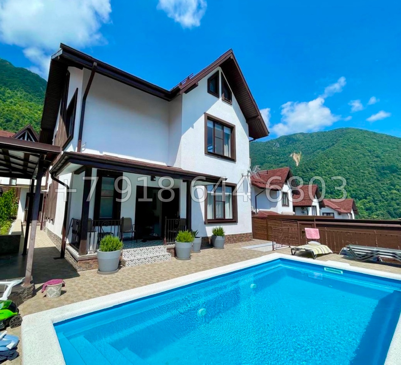 № 62в. Дом на Красной Поляне с бассейном. - миниатюра 7