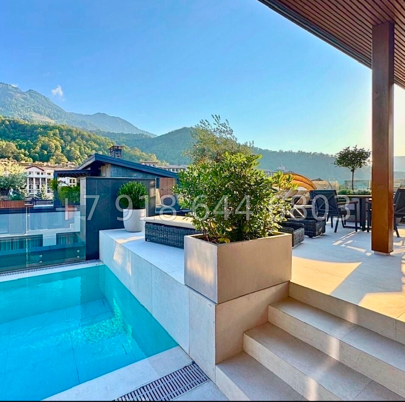 № 43 п. Дом с бассейном на Красной Поляне  - миниатюра 7