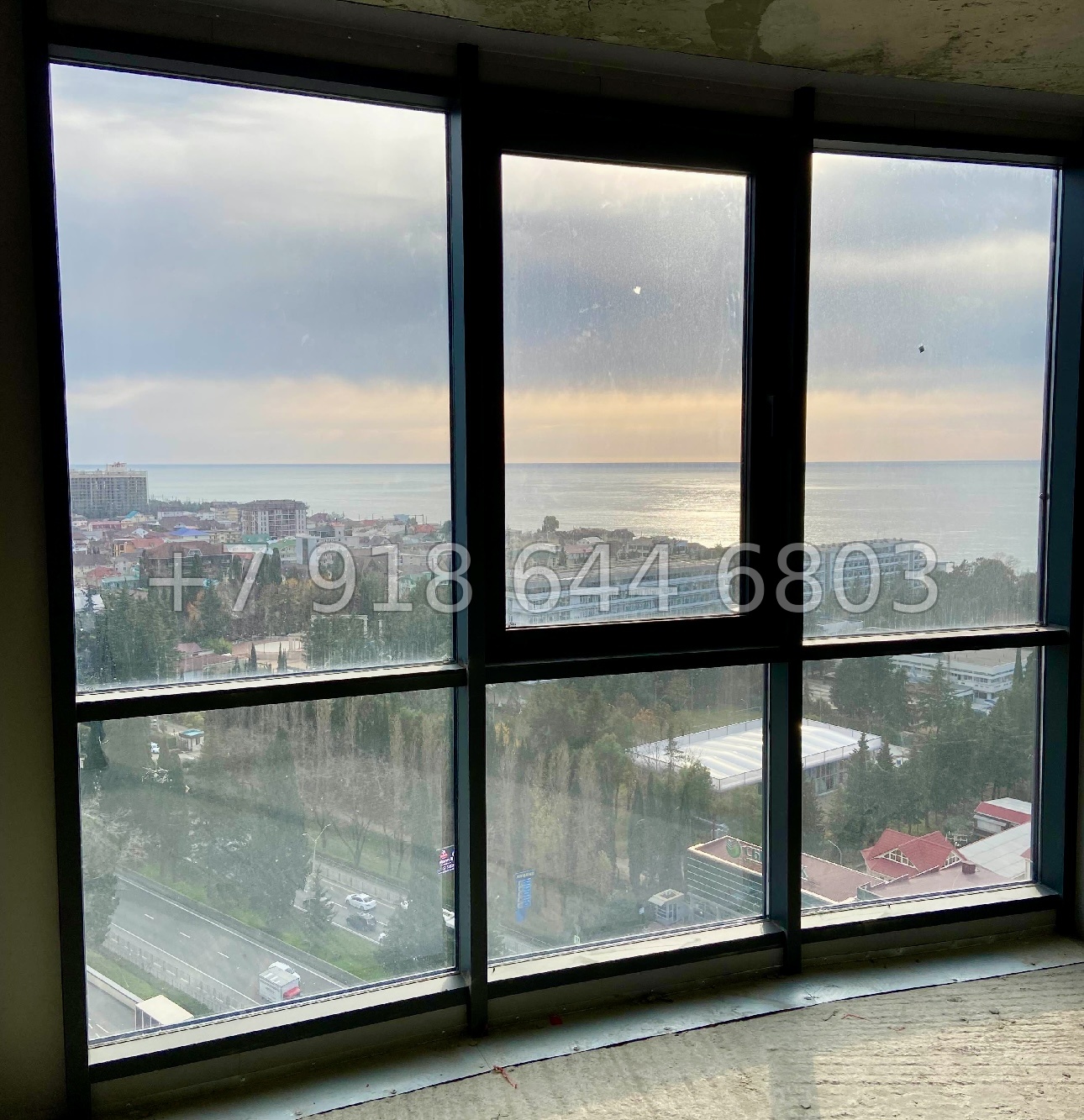 № 296 р. Квартира без ремонта. Вид на Чёрное море. Адлер  - миниатюра 4