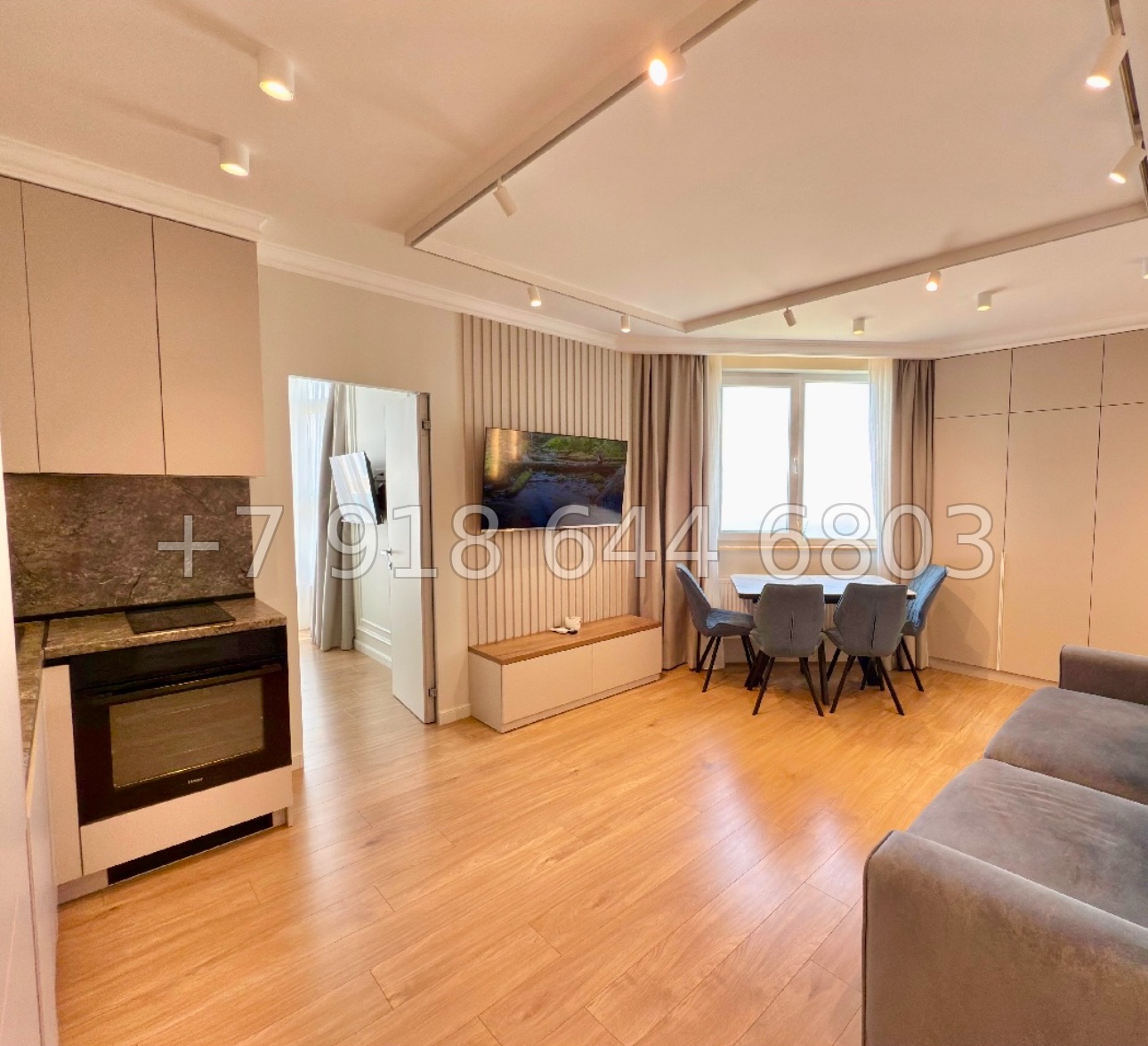 № 576 р. Двухкомнатная квартира с прямым видом на море в городе Сочи  - миниатюра 13