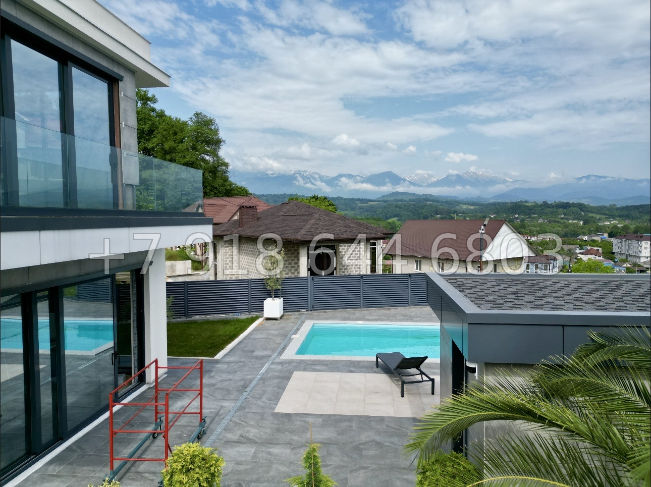 № 48 Б. Дом с бассейном в Адлере  - миниатюра 27