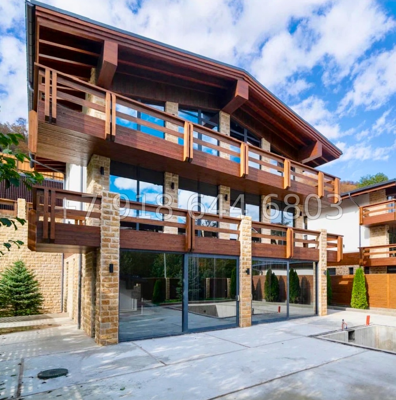 № 52 п. Дом на Красной Поляне с ремонтом  - миниатюра 1