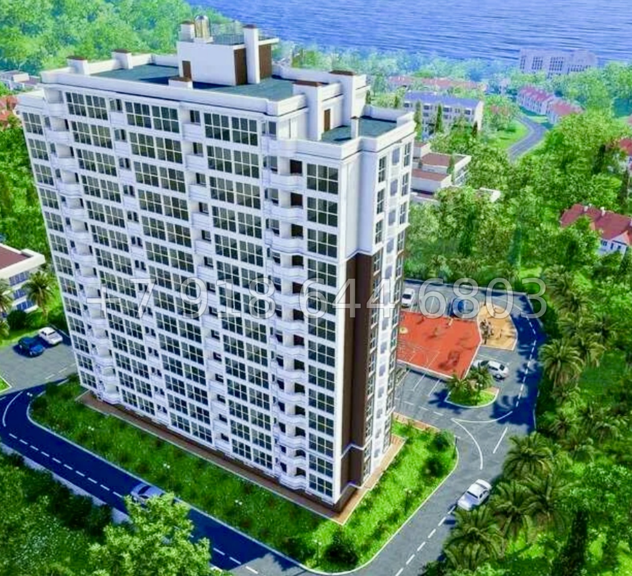 № 39р. Красивый ремонт квартиры на Мацесте в ЖК Мацеста Парк Сочи  - миниатюра 15