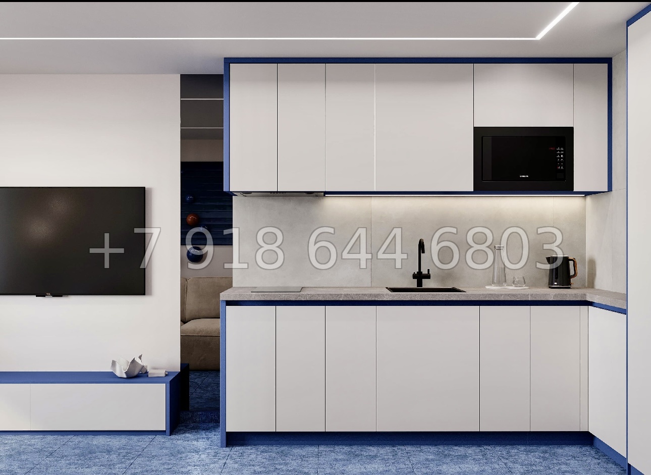 № 15 ю. Самые ВЫГОДНЫЕ в Алуште с ремонтом апартаменты на море АК Лайнер  - миниатюра 43