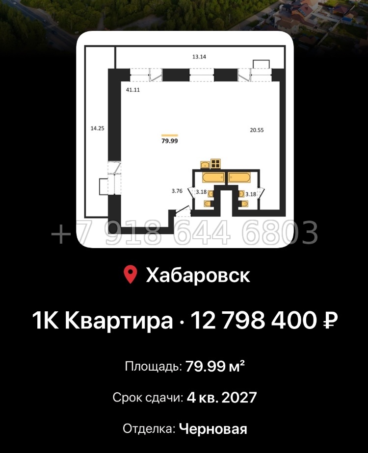 № 3. ЖК Надежда. Острова. Хабаровск  - миниатюра 42