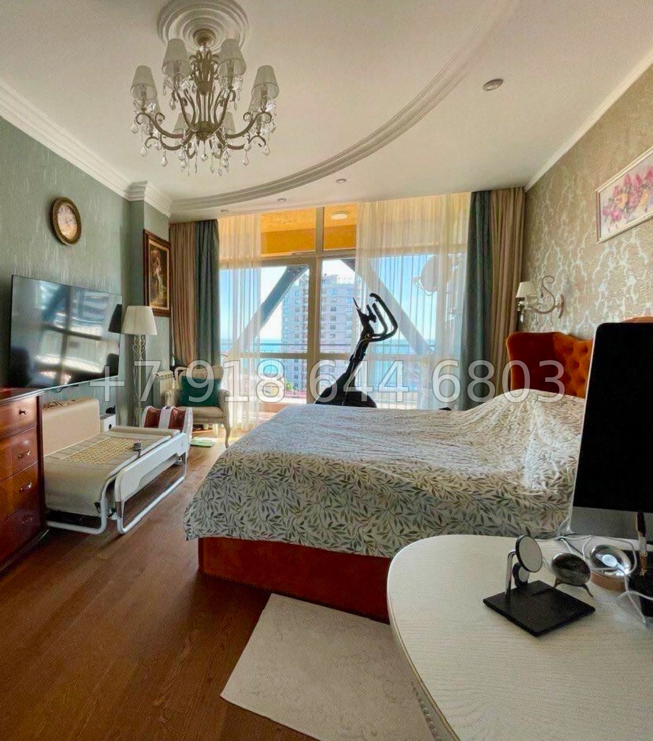 № 6е. Квартира в центре Сочи у Дендрария в ЖК Новая Александрия Сочи - миниатюра 13