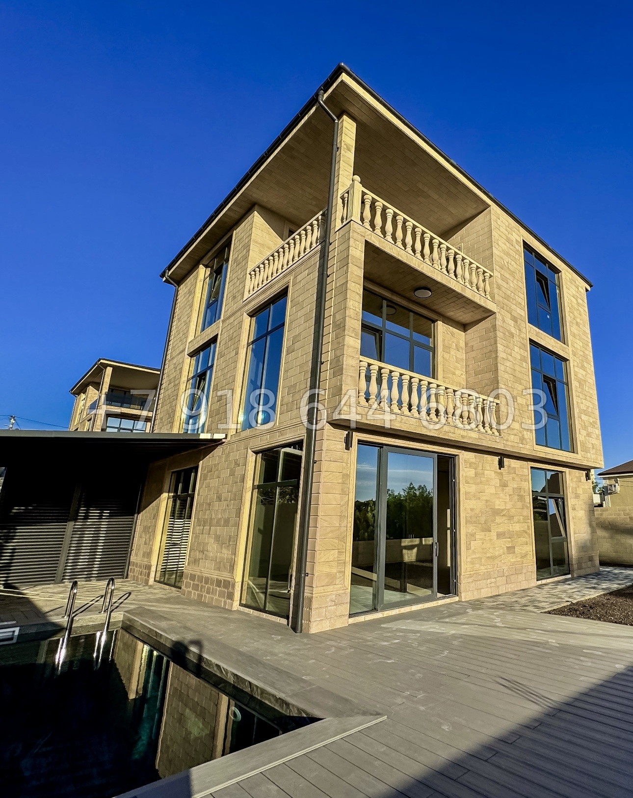 № 21 Б. Два дома с бассейном в Адлере  - миниатюра 5