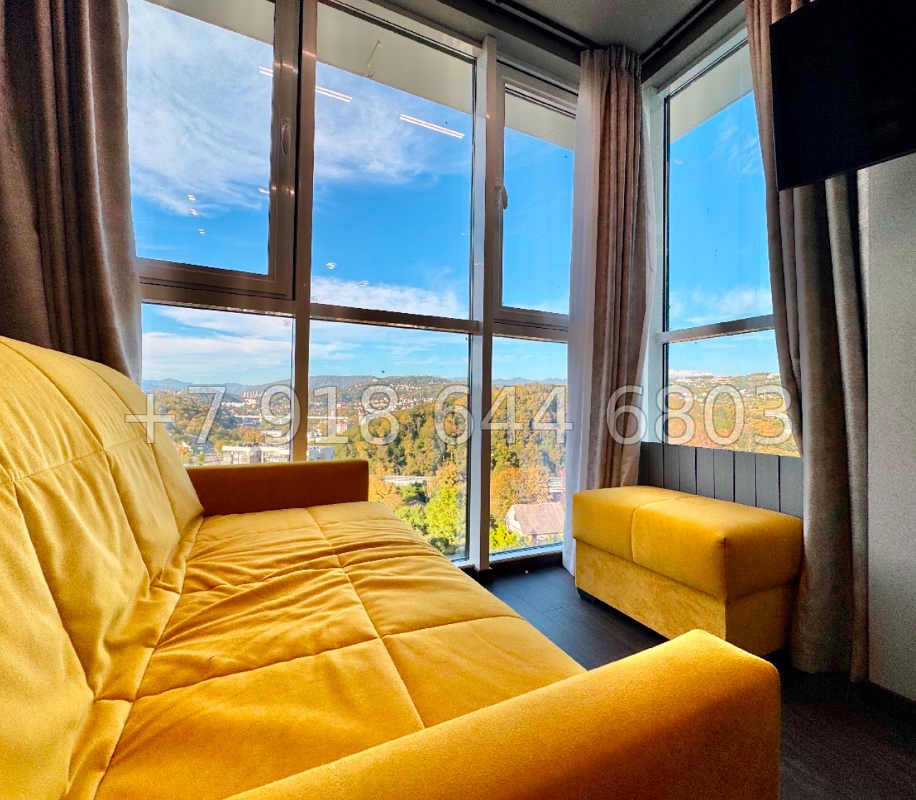 № 153 р. Однокомнатная квартира в ЖК Сочи Парк. Редкая планировка  - миниатюра 17