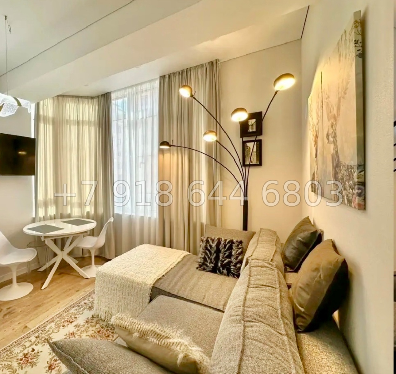 № 177 р. Квартира в центре ЖК Новая Заря Сочи  - миниатюра 1