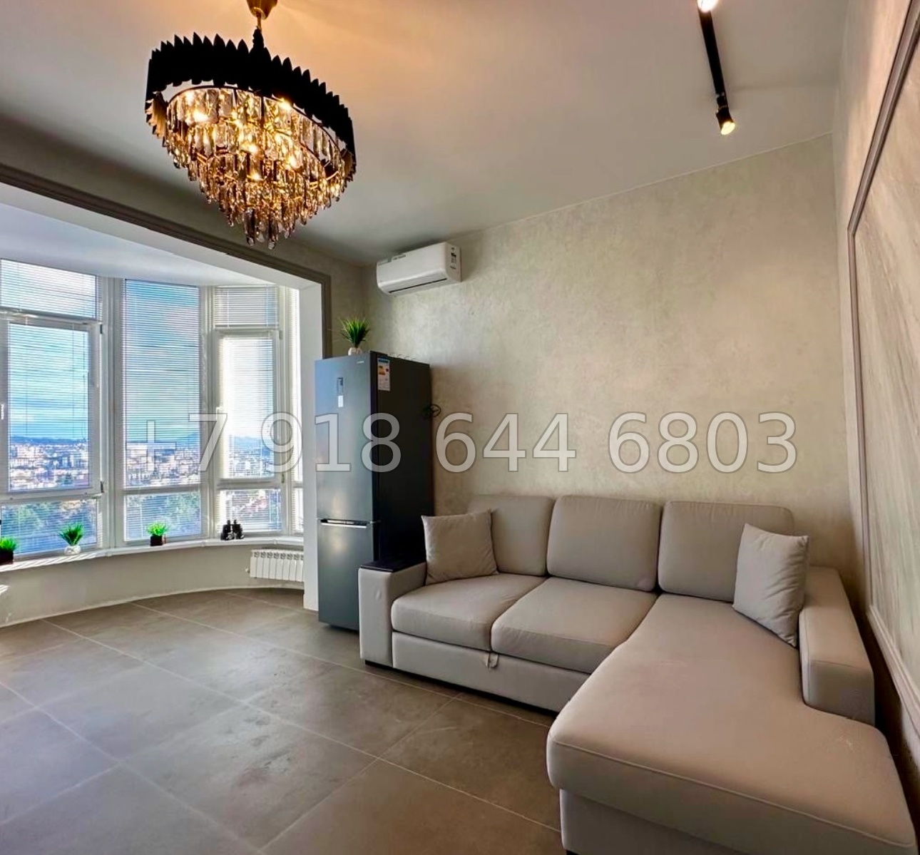 № 141 р. Трёхкомнатная Квартира в Сочи. Вид на море - миниатюра 1