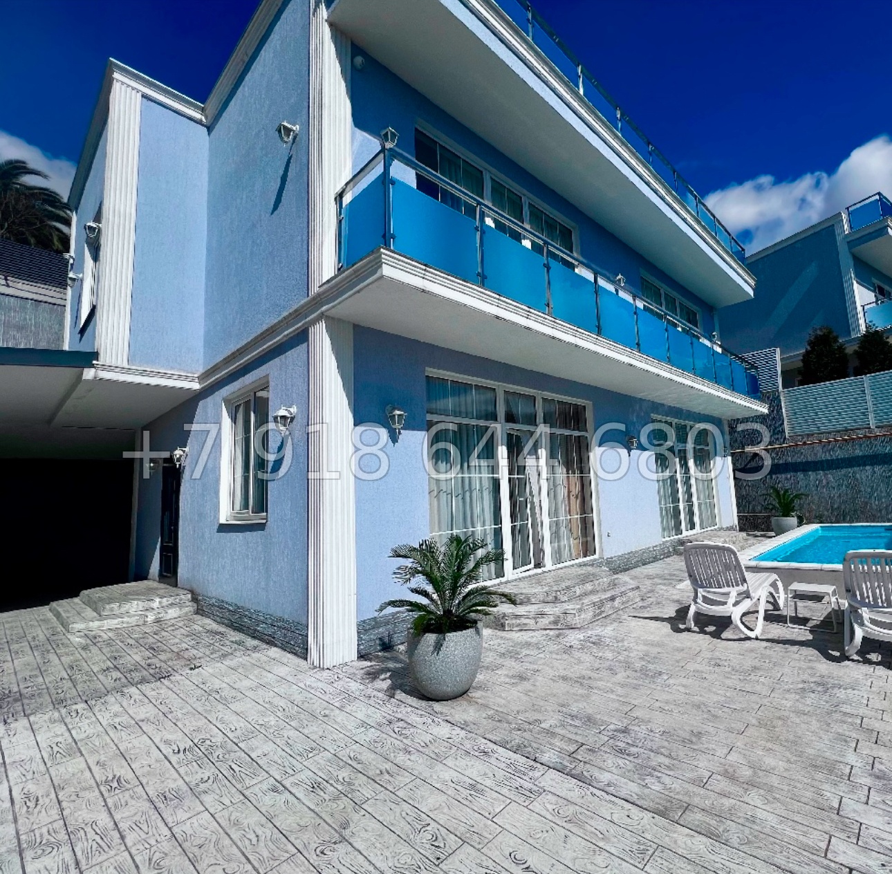 № 187 Б. Дом в Адлере с ремонтом и бассейном  - миниатюра 1