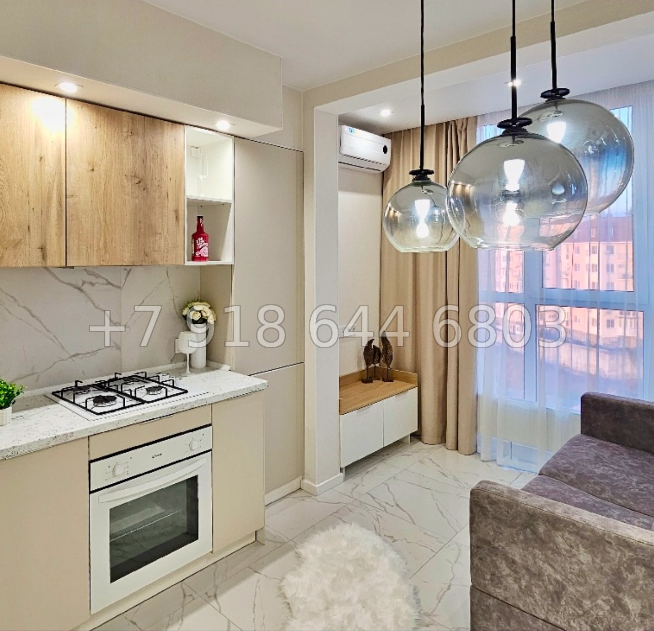 № 156 п. Однокомнатная Квартира в городе Сочи  - миниатюра 3