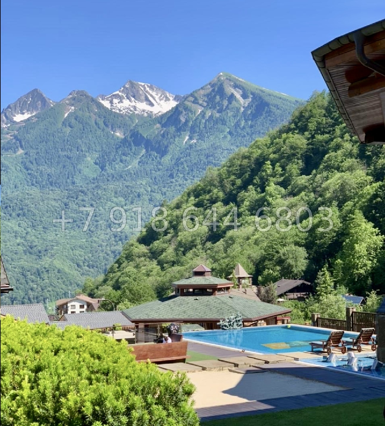 № 38 п. Дом с вертолетной площадкой на Красной Поляне  - миниатюра 26