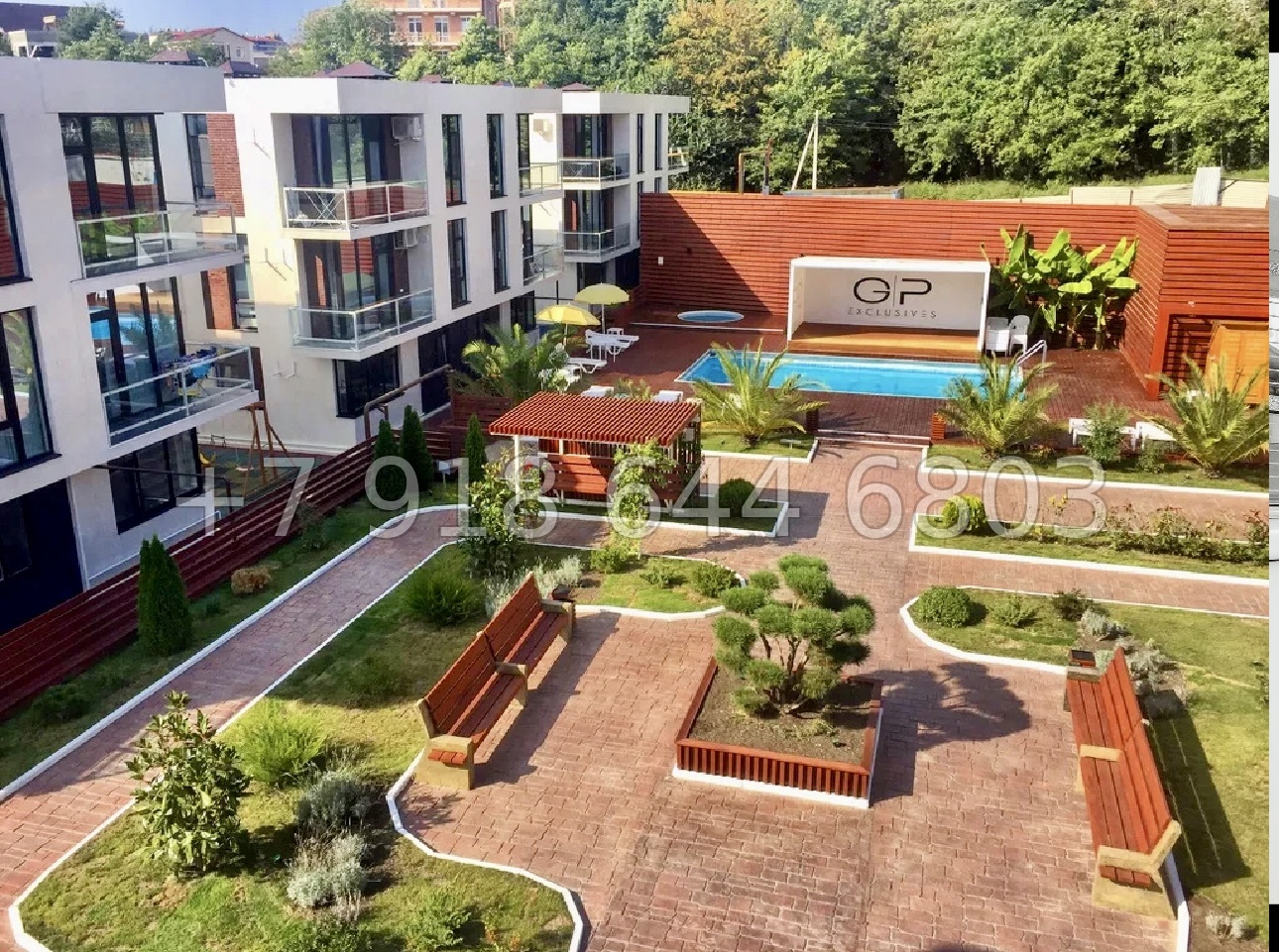 № 185 р. Квартира в Сочи с бассейном  - миниатюра 37