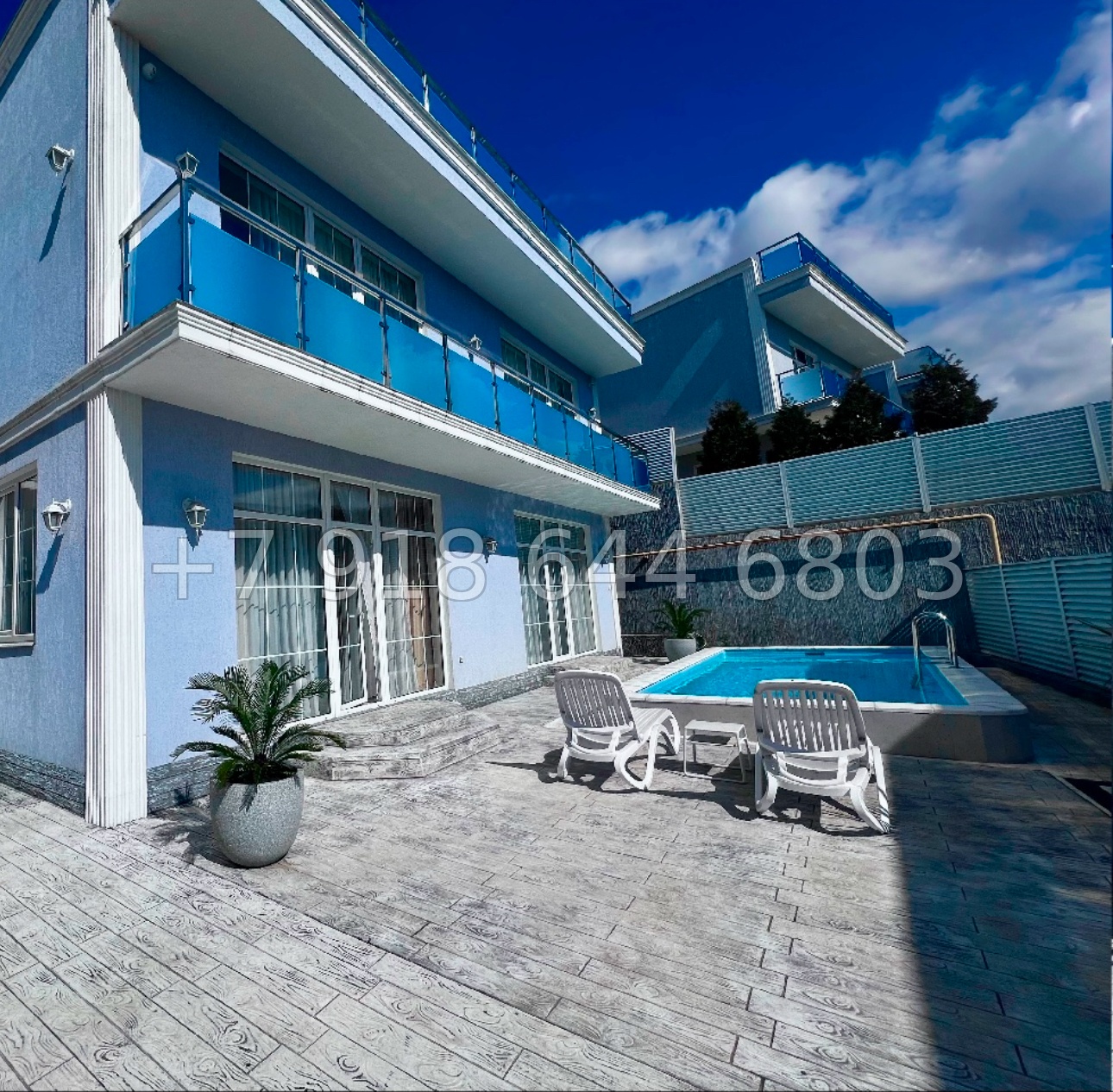 № 187 Б. Дом в Адлере с ремонтом и бассейном  - миниатюра 13