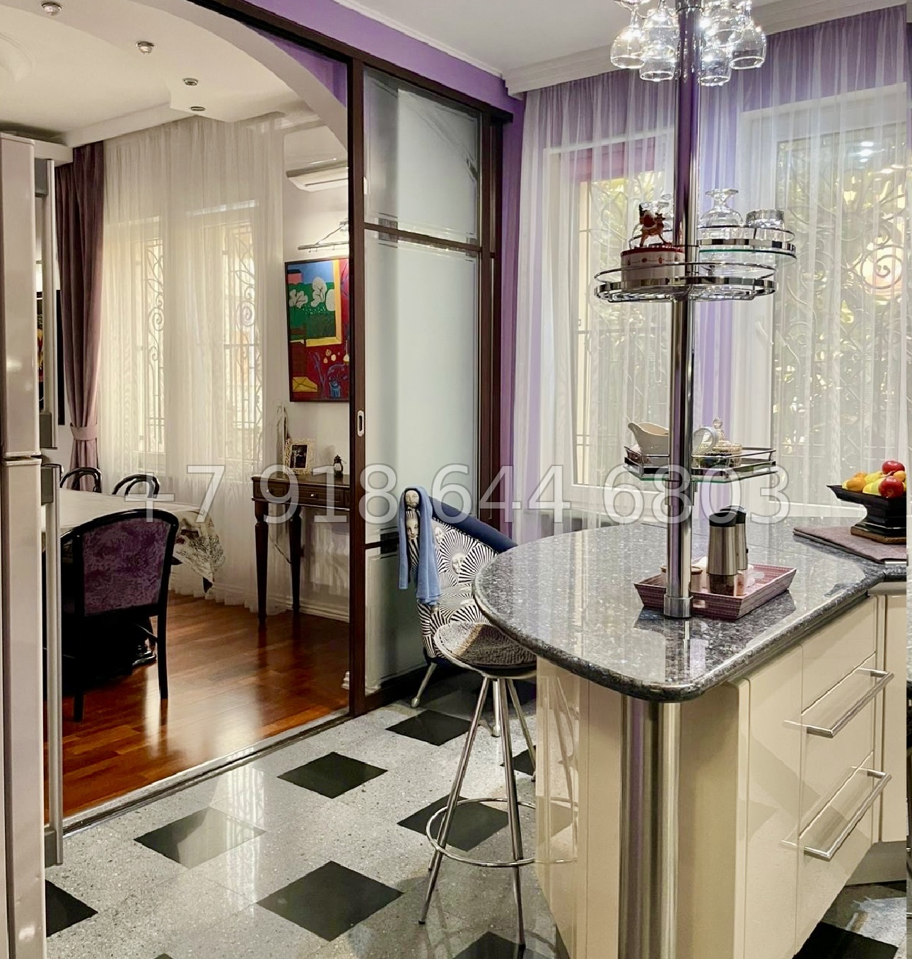 № 61 е. Дом с историей. Трёхкомнатная квартира в Сочи  - миниатюра 12