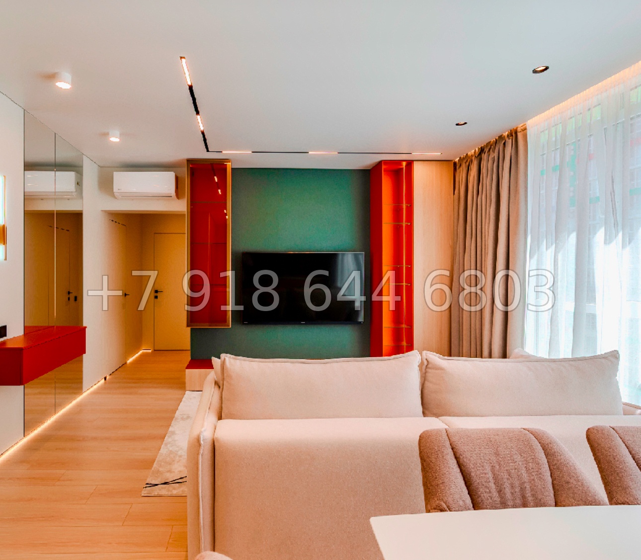 № 18р. Квартира с хорошим дорогим ремонтом в ЖК 123 Сочи  - миниатюра 19