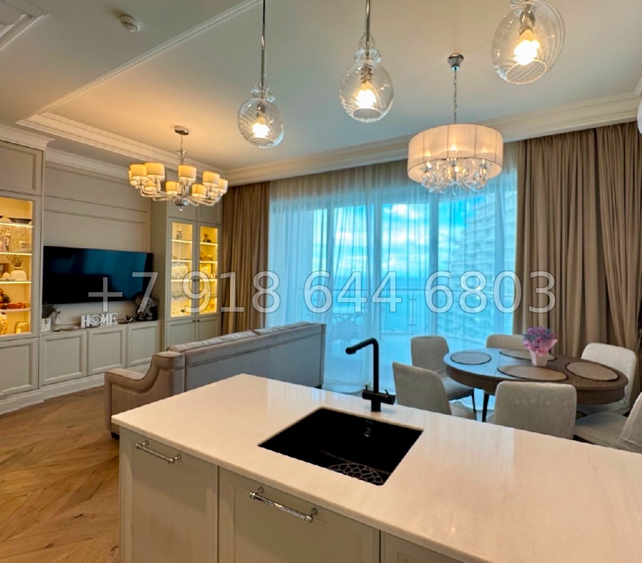 № 1е. Квартира в престижном доме ЖК Королевский Парк Сочи  - миниатюра 14