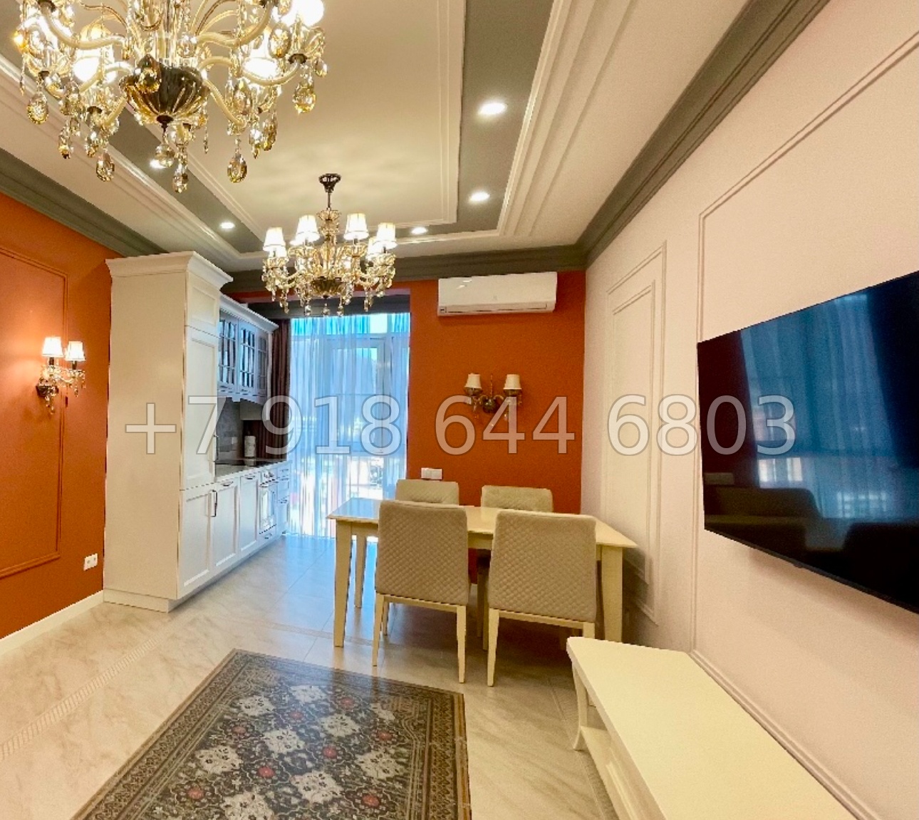 № 265 р. Квартира с видом на море в ЖК Солнечный Дагомыс Сочи  - миниатюра 1