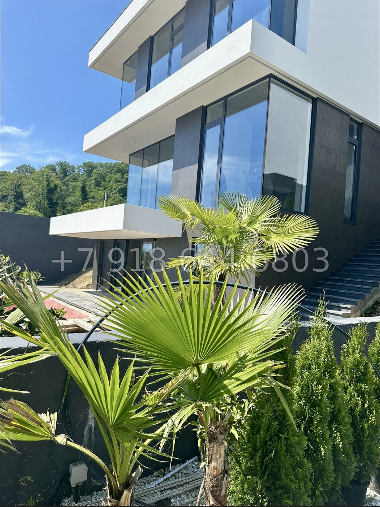 № 18 В. Два роскошных дома с бассейном и с прямым видом на море в Сочи  - миниатюра 16