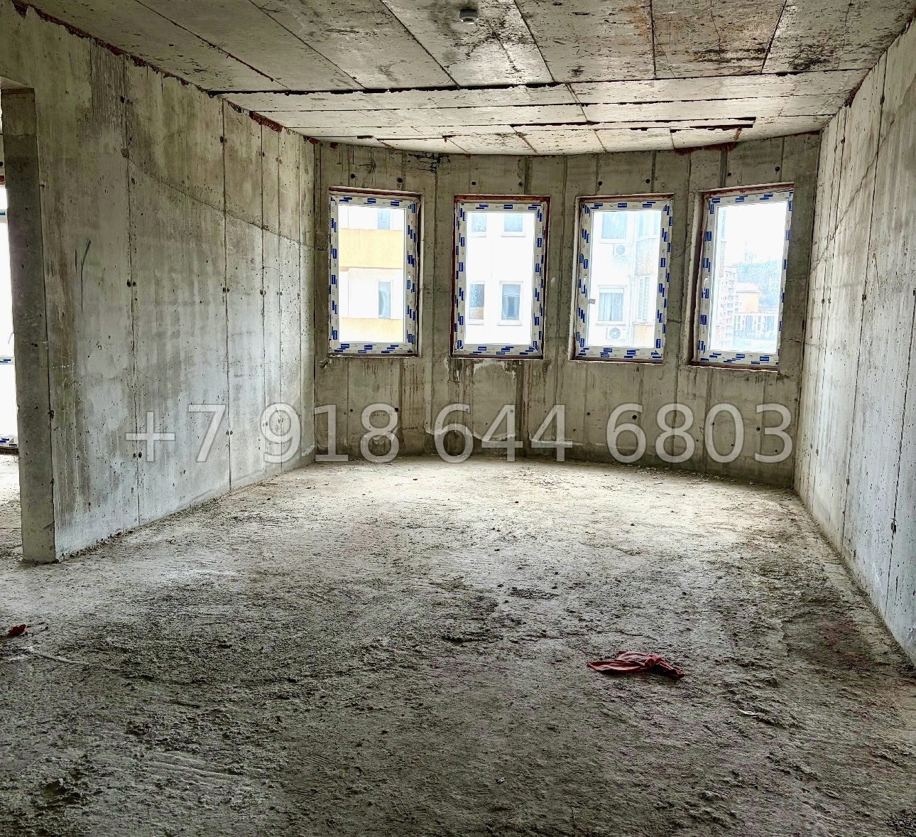 № 391 р. Квартира трехкомнатная в Сочи. Черновая без ремонта  - миниатюра 6