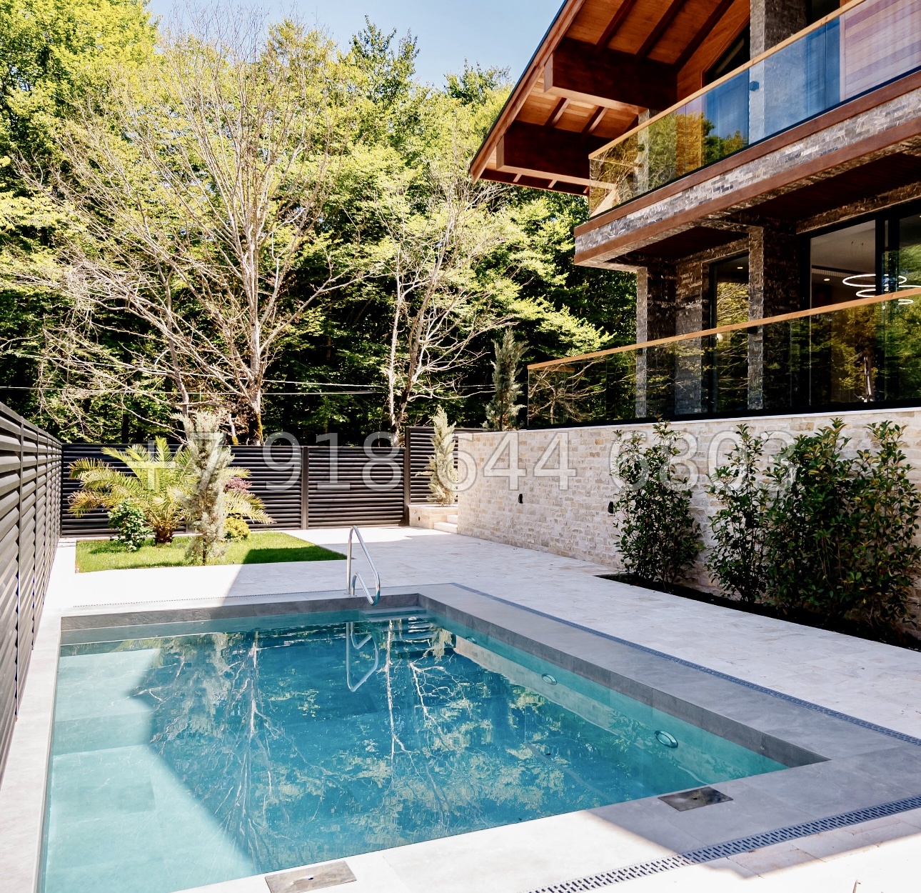 № 25В. Роскошный дом из бруса в городе Сочи с бассейном  - миниатюра 68