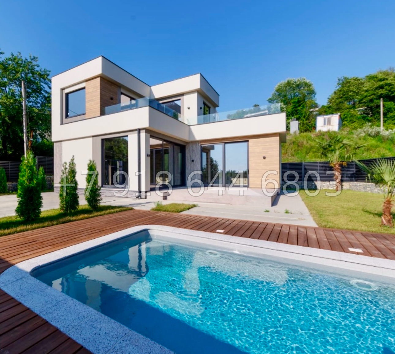 № 227 в. Дом с бассейном и с видом на море в Сочи  - миниатюра 1