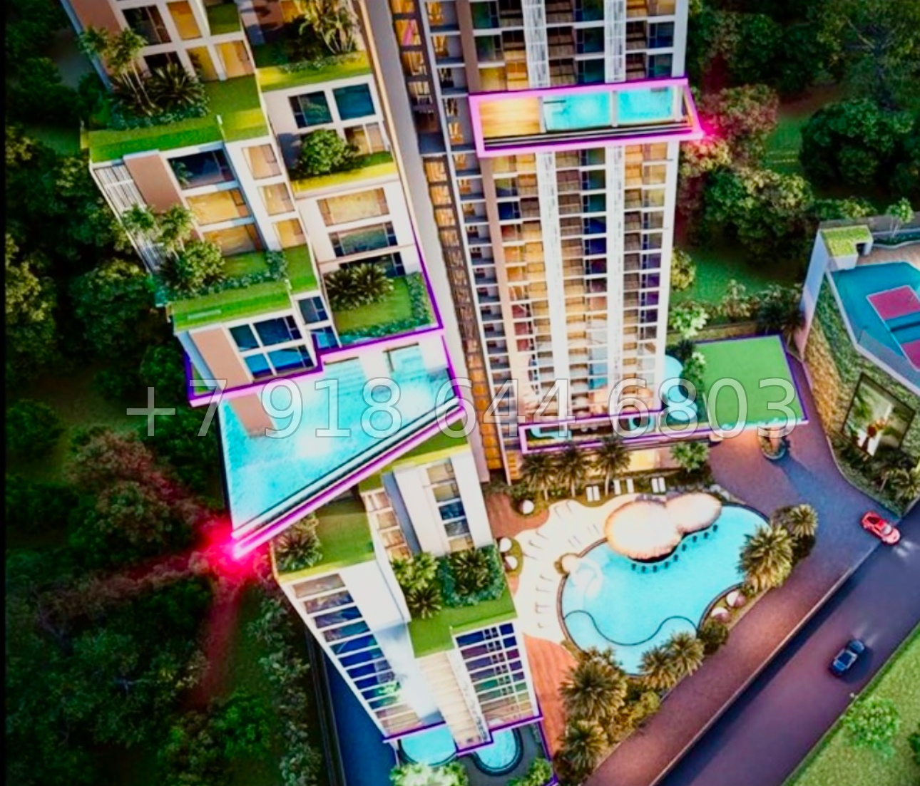 № 12. The Riviera Santa Monica Riviera Group Джомтьен пляж р-н - миниатюра 8