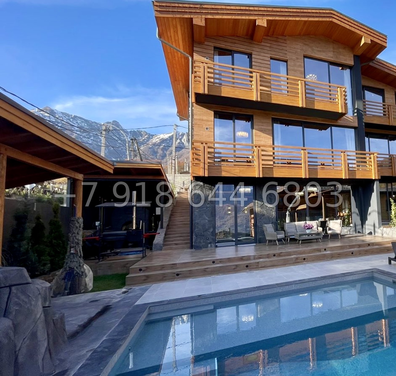 № 9 Д. Дом на Красной Поляне с бассейном  - миниатюра 5