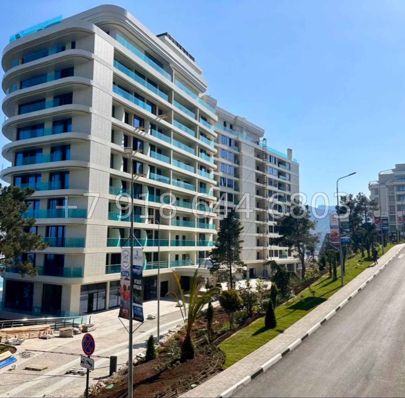 № 54 г. Центр Ялты. АК Sky Plaza 3. Апартаменты на море - миниатюра 27