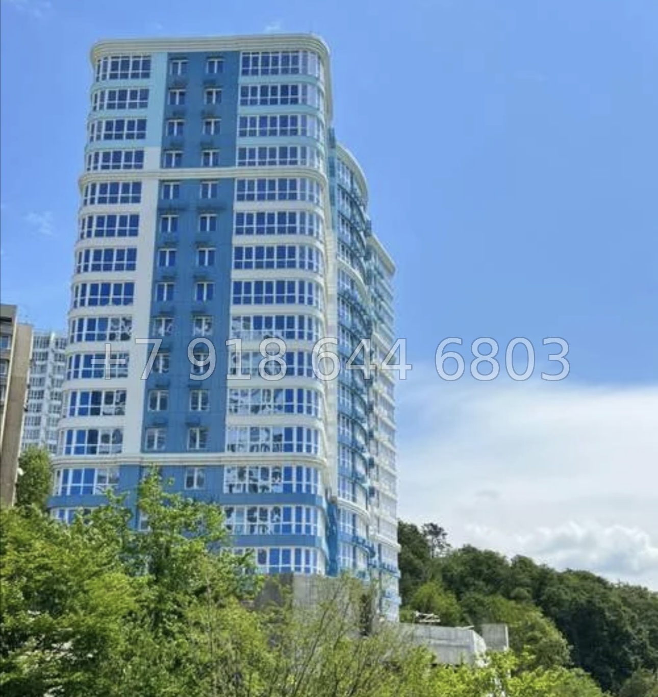 № 411 р. Квартира с видом на море в ЖК Южное море Сочи  - миниатюра 43