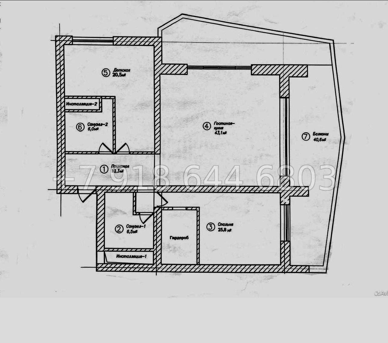 № 29 е. Квартира с видом на море в Сочи ЖК Идеал Хаус  - миниатюра 14